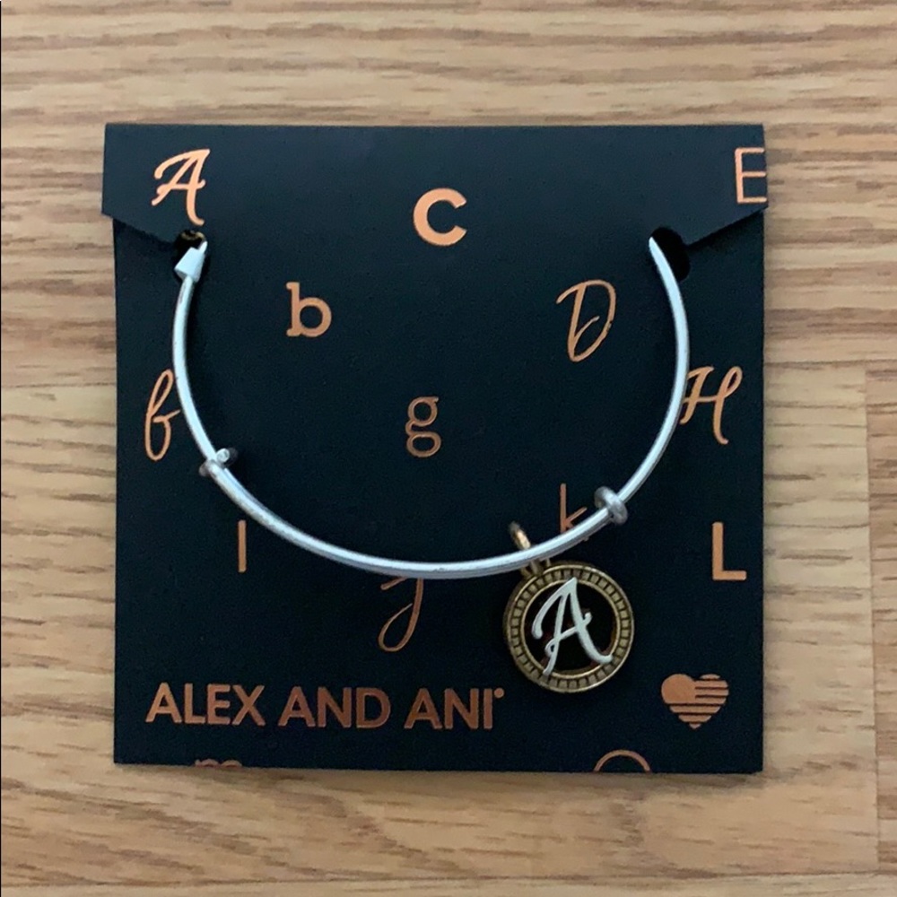 ‘A’ Initial Alex and Ani Bracelet